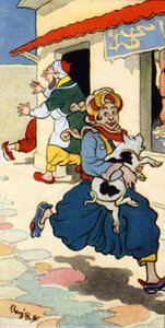 「すべての道路が2つの方向につながる」、1932 作： René Bull